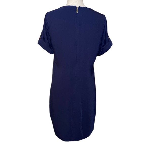 Lauren Raulph Lauren Women’s Navy Blue Sheath Dress Size 10P - Picture 5 of 7